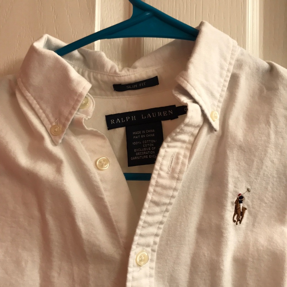 Women's White Button Down